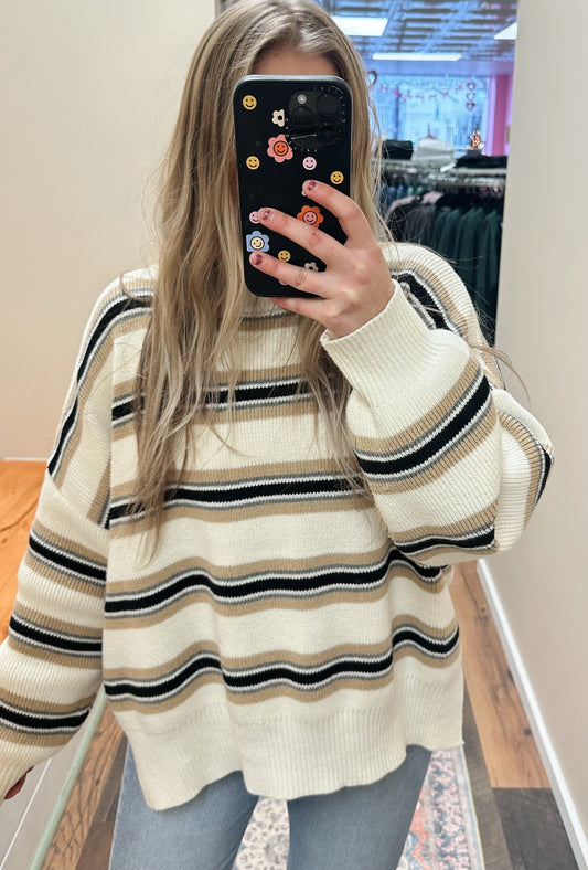 Oversized Neutral Cozy Sweater