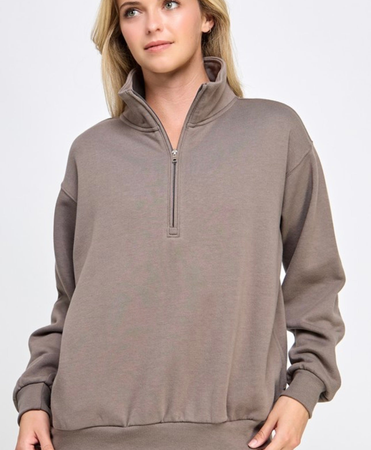 Soft Mocha 1/2 Zip