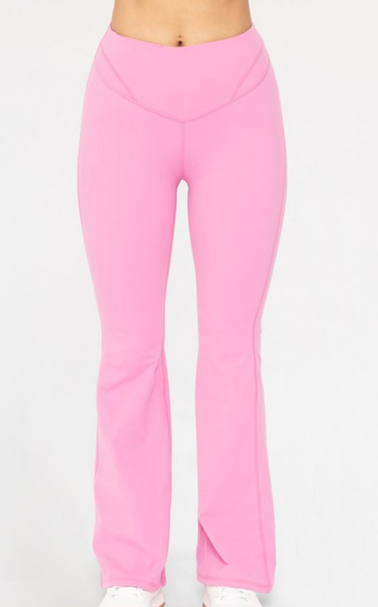 Pink Flare Legging