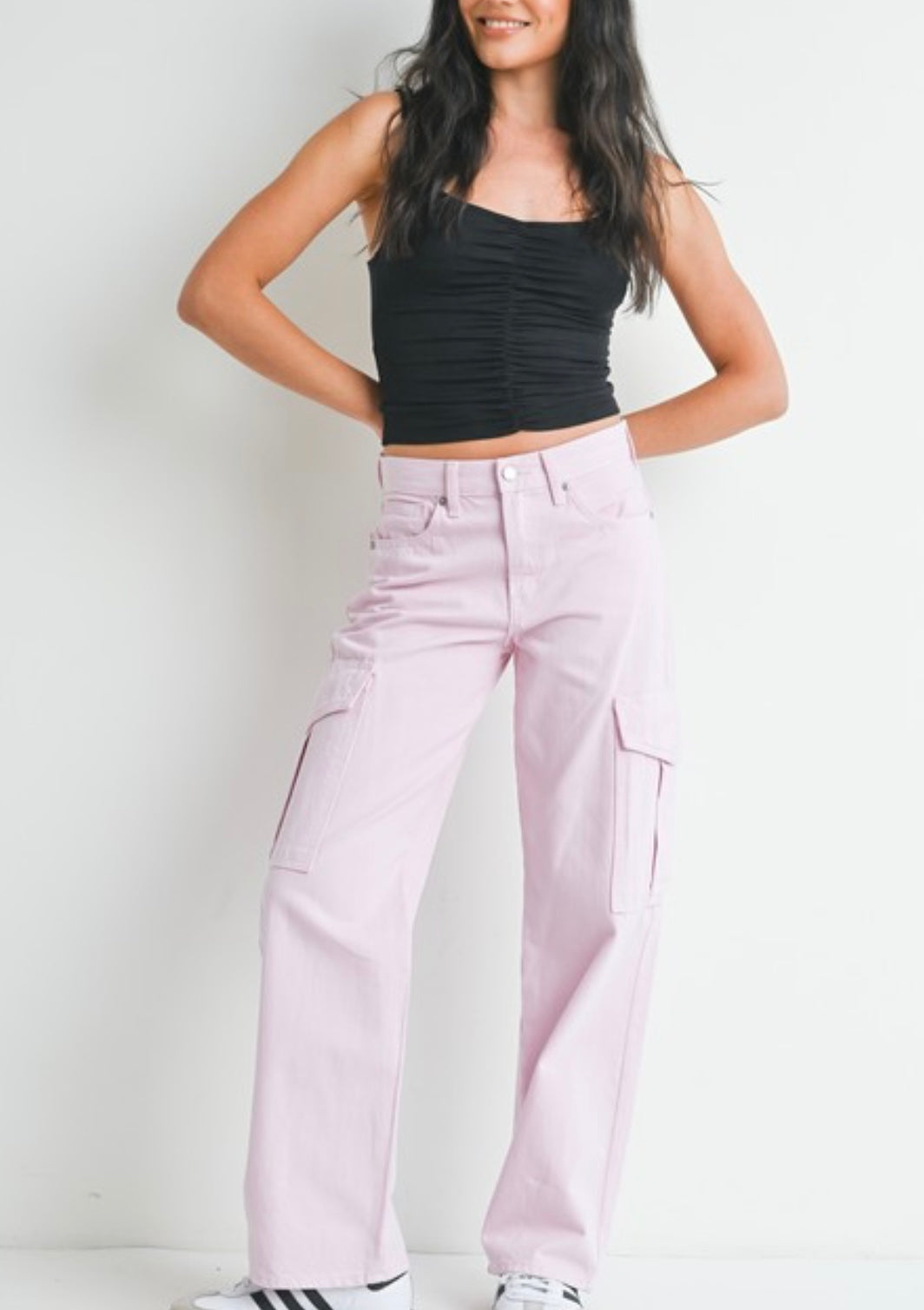 Pink Cargo Pant