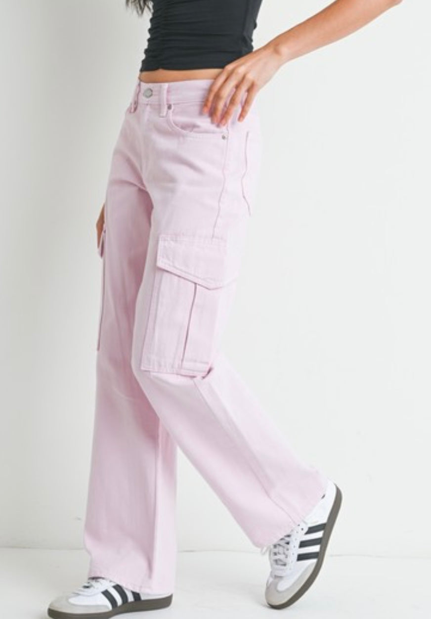 Pink Cargo Pant