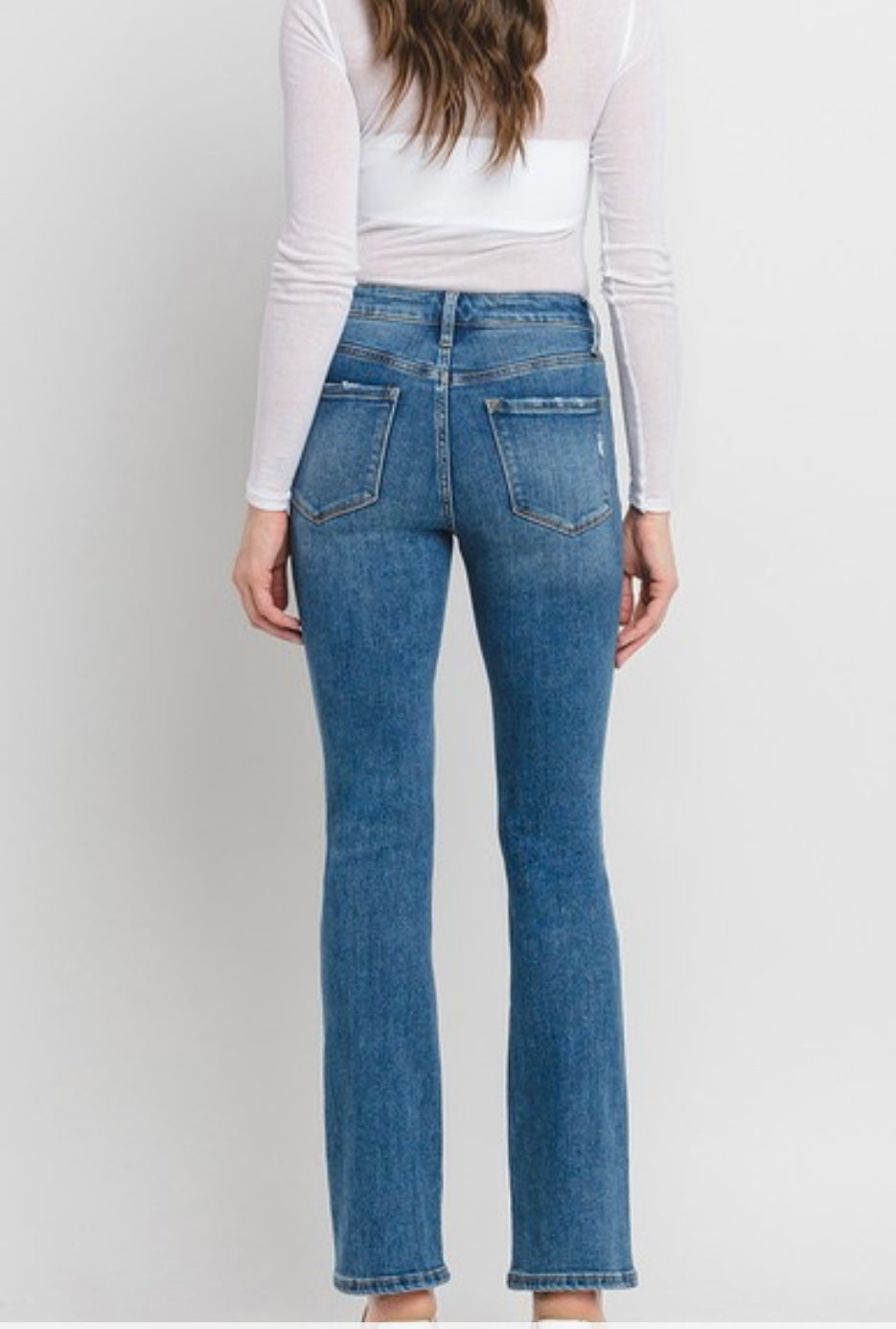 High Rise Slim Bootcut Jean