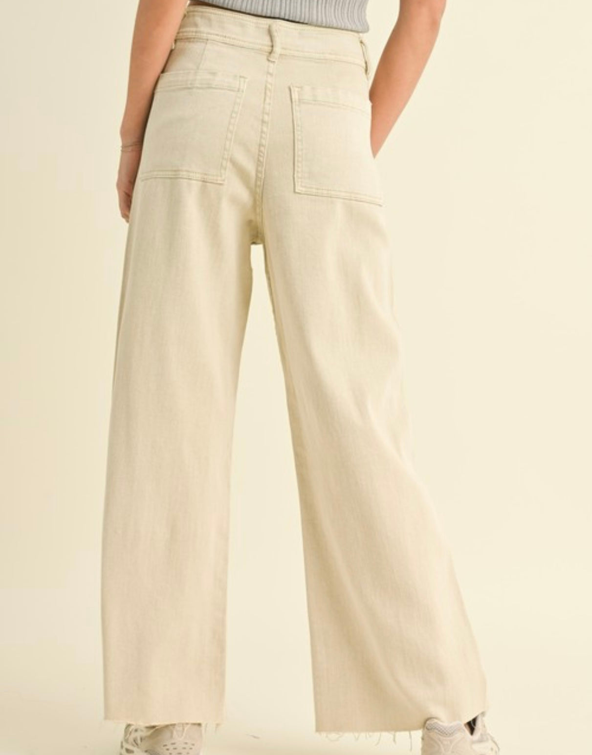 Straight Wide Leg Pant