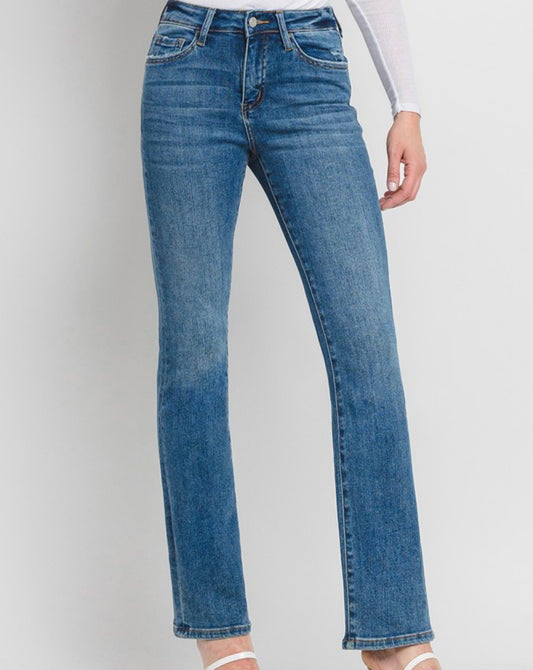 High Rise Slim Bootcut Jean