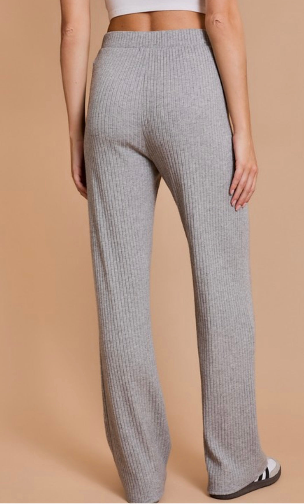 Heather Grey Knit Pant