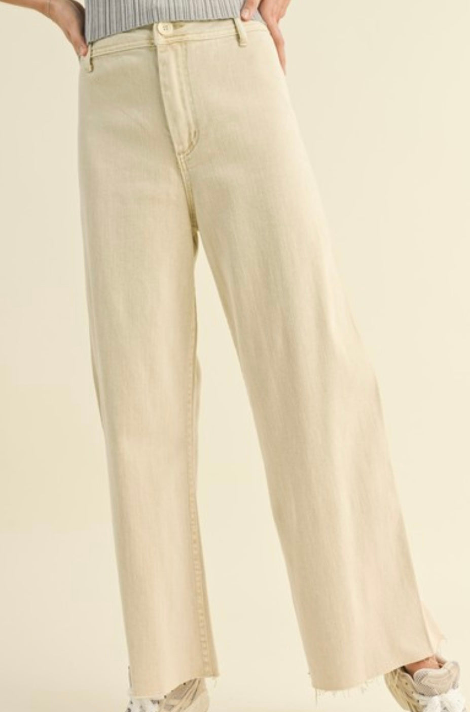 Straight Wide Leg Pant