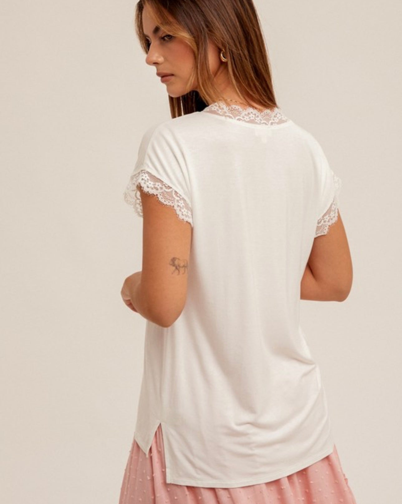 Lace Detail T