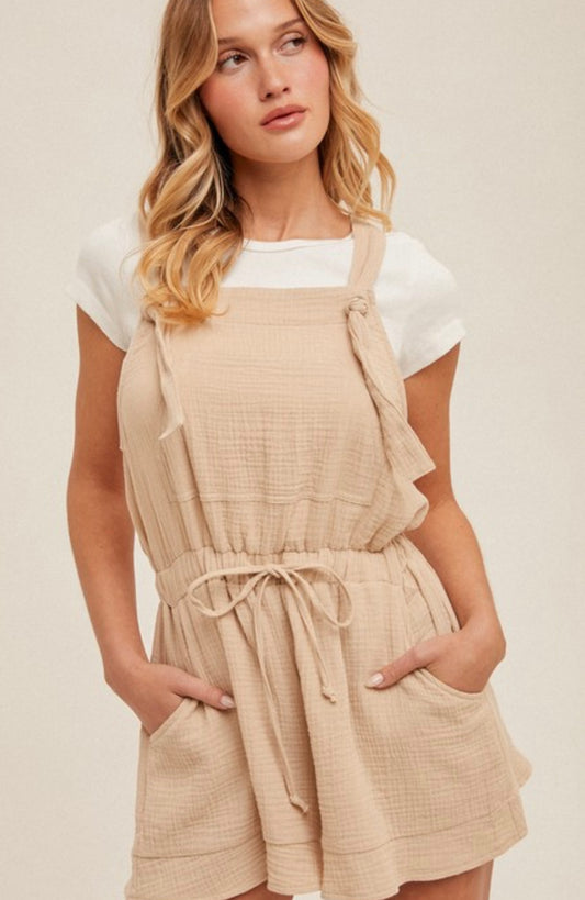 Natural Cotton Romper