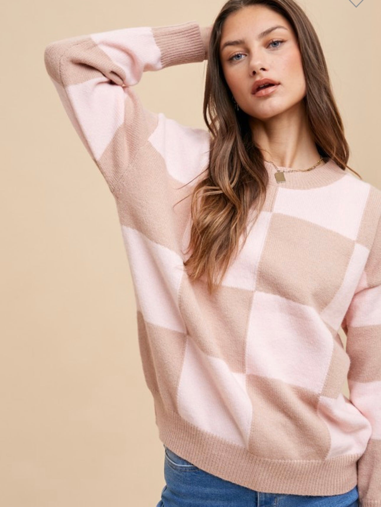 Pink Multi Sweater