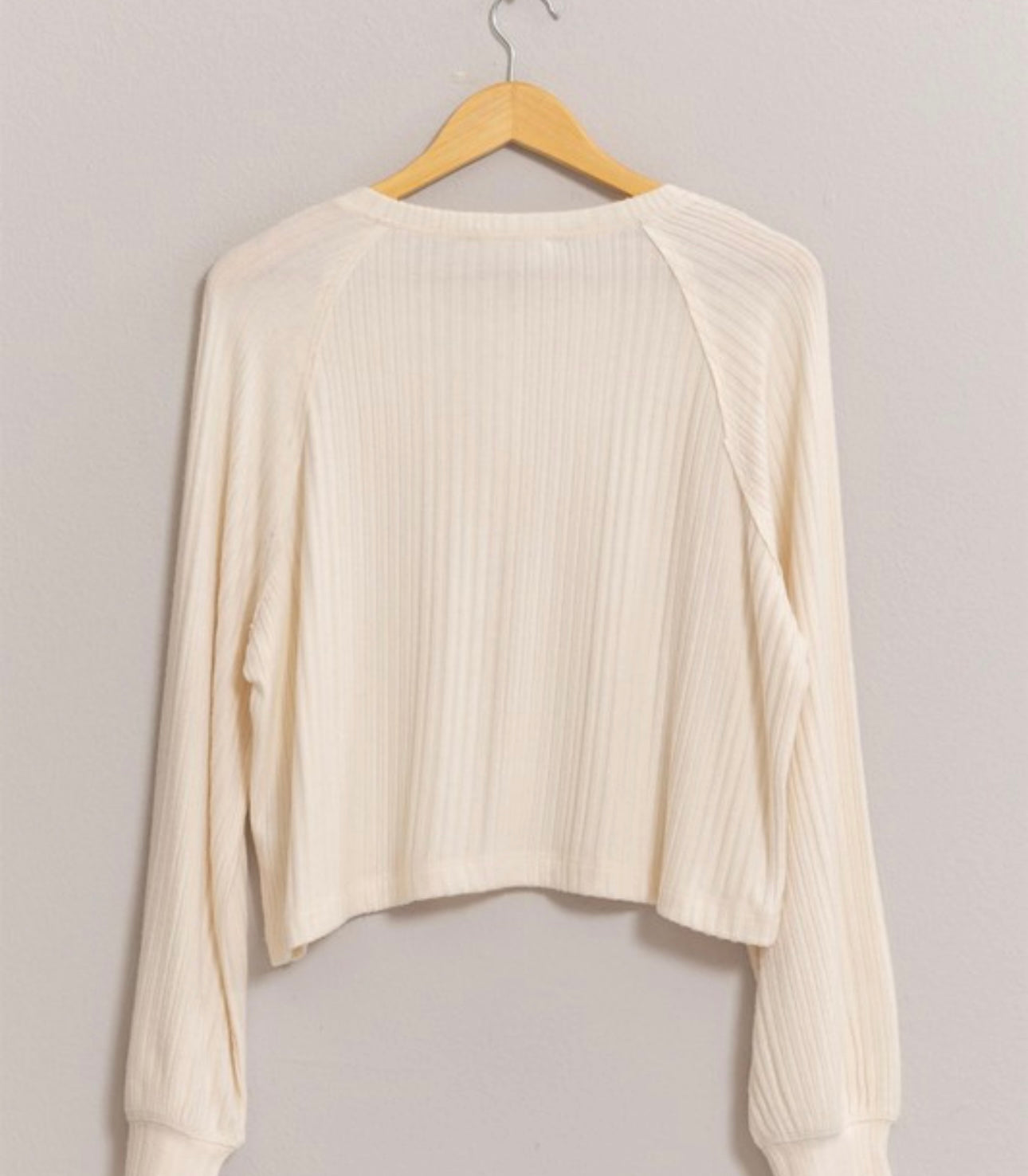 Cream Soft Henley