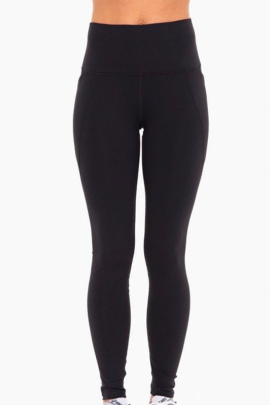 Solid High Waist Legging