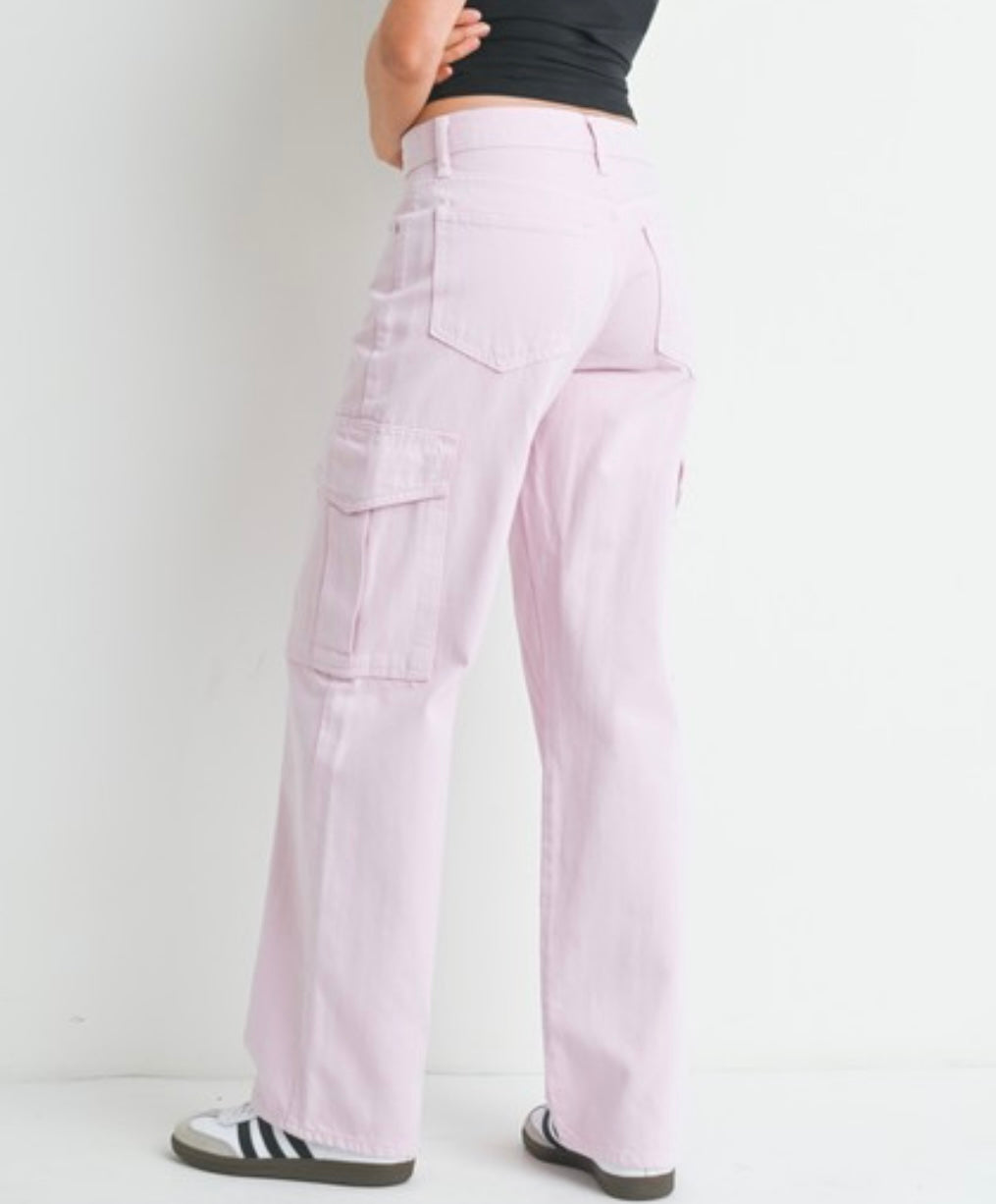 Pink Cargo Pant